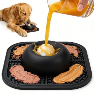 Anti-Slip Slow Feeder Dog Bowl